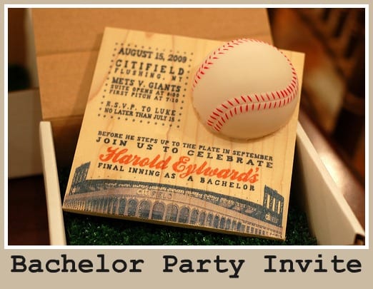 bachelor party invitation ideas