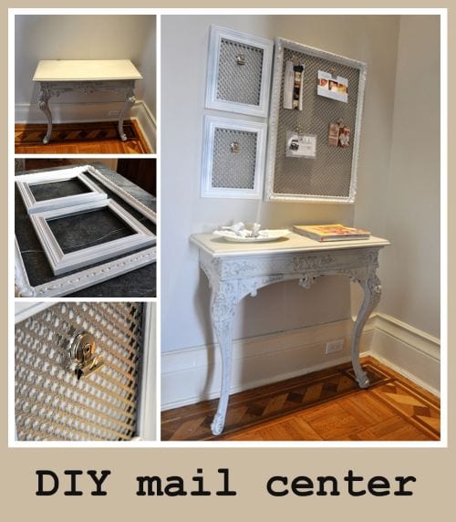 DIY mail center