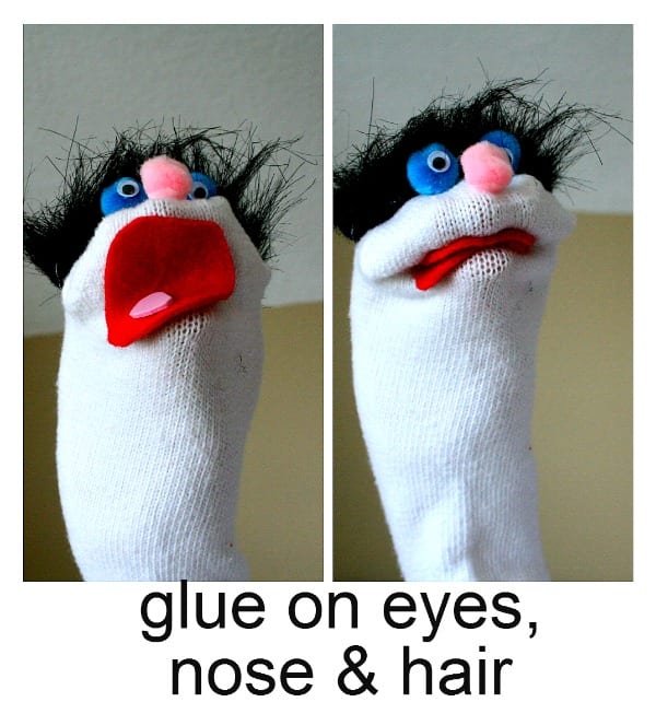sock hand puppet