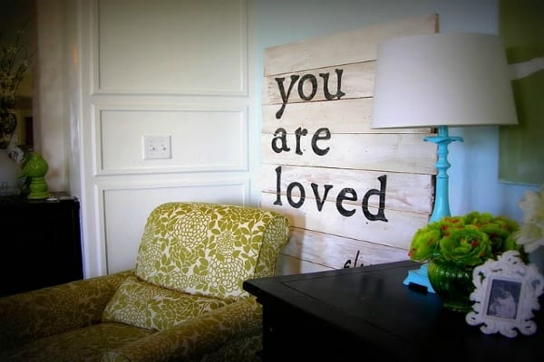 creative home decor painted sign