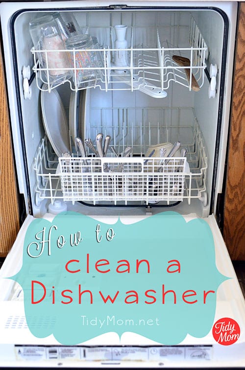 cleaning your dishwasher with tidymom.net