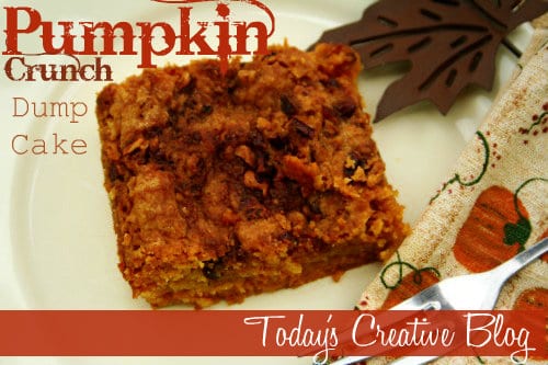 pumpkin crunch dump cake recipe