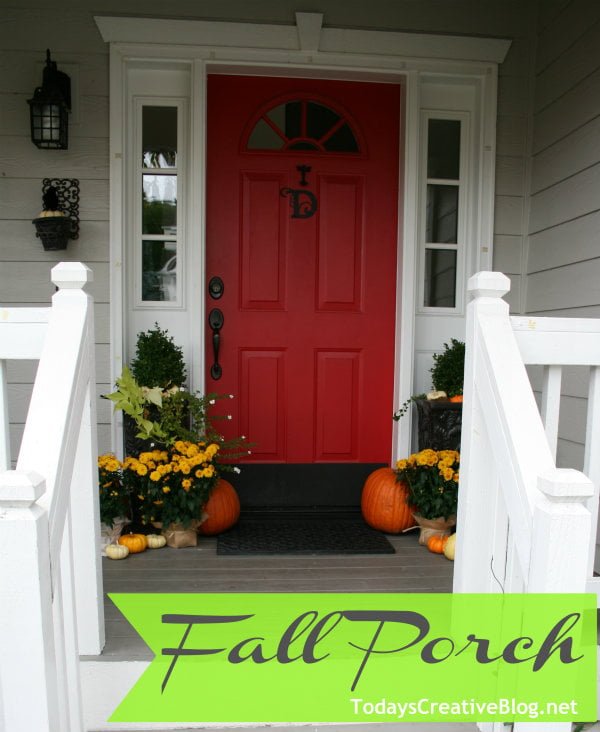 My Fall Front Porch - Todays Creative Blog