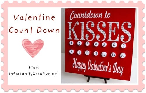 Valentine count down - From InfarrantlyCreative.net