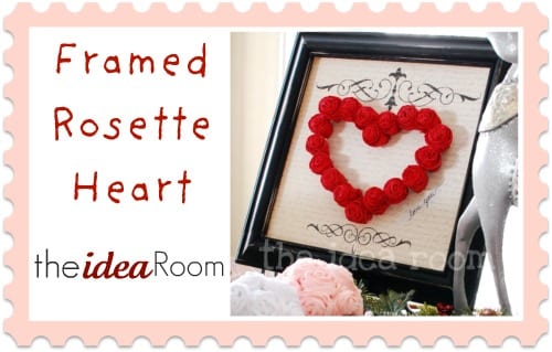 Framed Rosette Heart - by theideaRoom